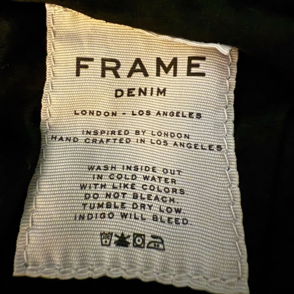 Frame Le Skinny de Jeanne Grey Distressed Low Rise Skinny Jeans 26 - Picture 8 of 13